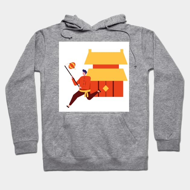 chinese new year Hoodie by ihdizein